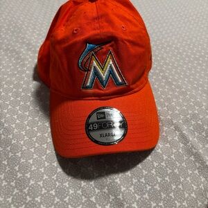 Miami Marlins Adult Large New Era MLB Genuine Merchandise Cap